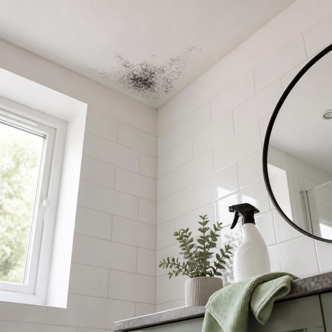 How to Remove Mould From Bathroom Ceiling