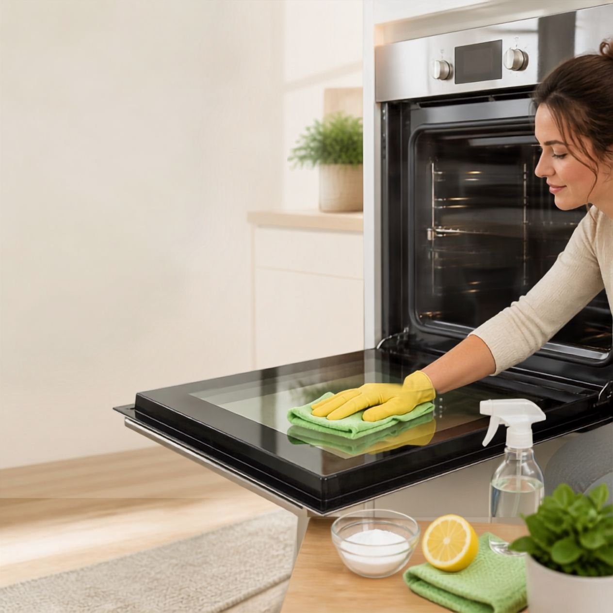 Easiest Way to Clean Oven Glass Doors
